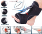 Plantar Fasciitis Night Splint Adjustable Foot Drop Ankle Brace Support Toe Pain